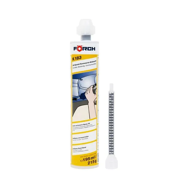 [6400 4005] Colle époxy pour carrosserie, cartouche 195 ml