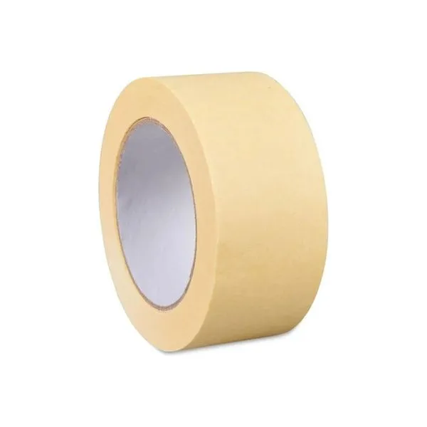 [8771 50] Ruban adhésif PVC rainuré jaune, rouleau 33m
