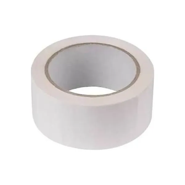 [8771 50 2] Ruban adhésif PVC lisse blanc, rouleau 33m