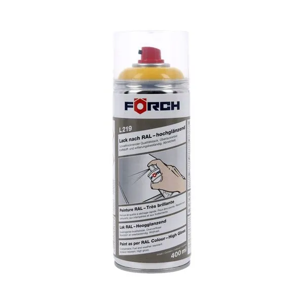 [6210 2637] Peinture brillante RAL 1003, aérosol 400 ml