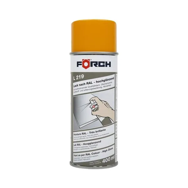 [6210 2600] Peinture brillante RAL 1007, aérosol 400 ml