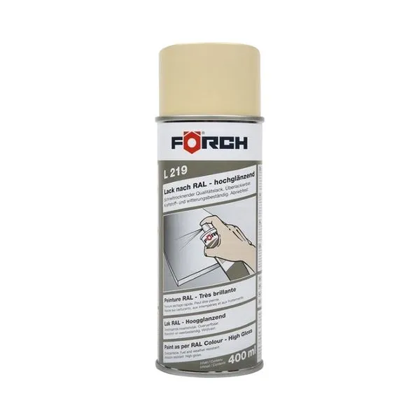 [6210 2639] Peinture brillante RAL 1014, aérosol 400 ml