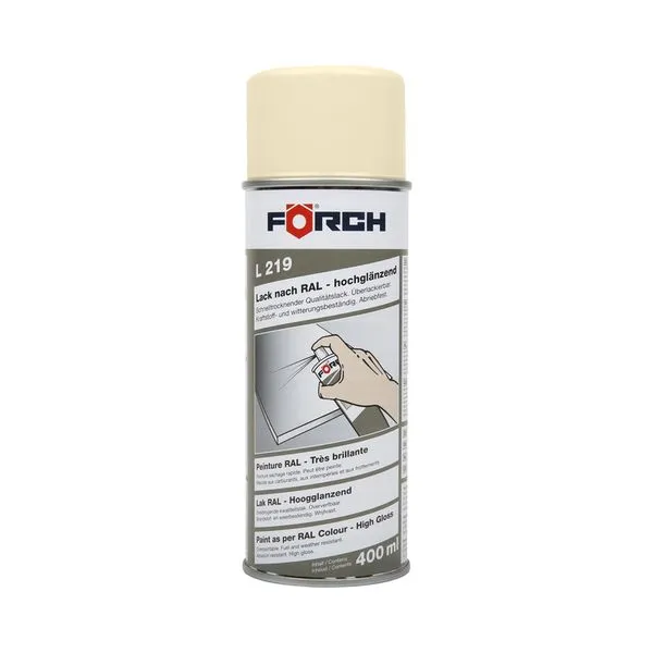 [6210 2528] Peinture brillante RAL 1015, aérosol 400 ml