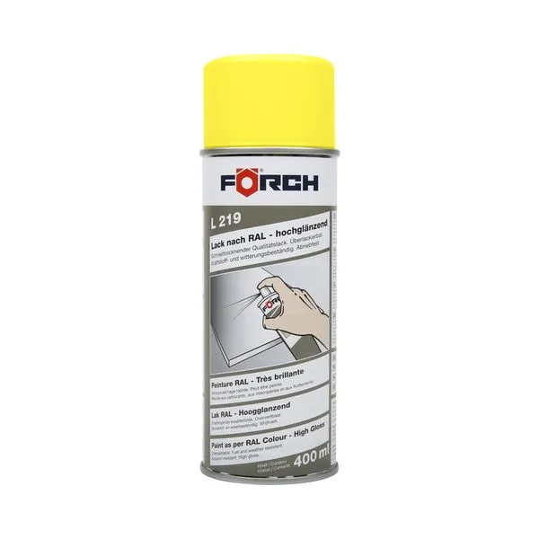 [6210 2640] Peinture brillante RAL 1016, aérosol 400 ml