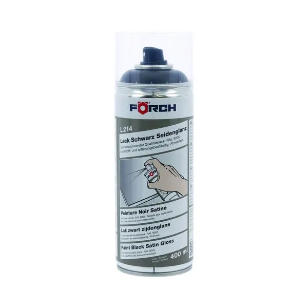 [6210 2501] Peinture mate supérieure RAL 9005, aérosol 400 ml