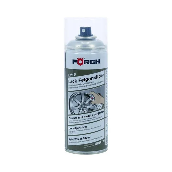 [6210 2510] Peinture métallique supérieure pour jantes, aérosol 400 ml