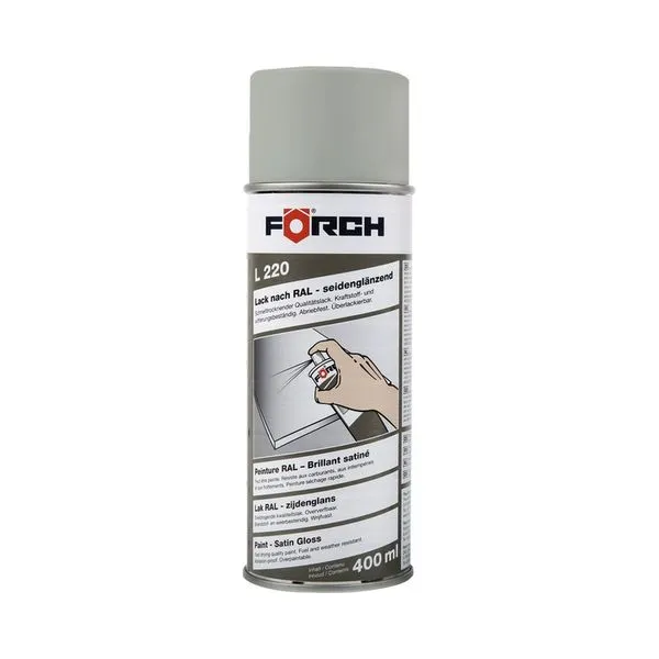 [6210 2546] Peinture supérieure RAL 7035, aérosol 400 ml