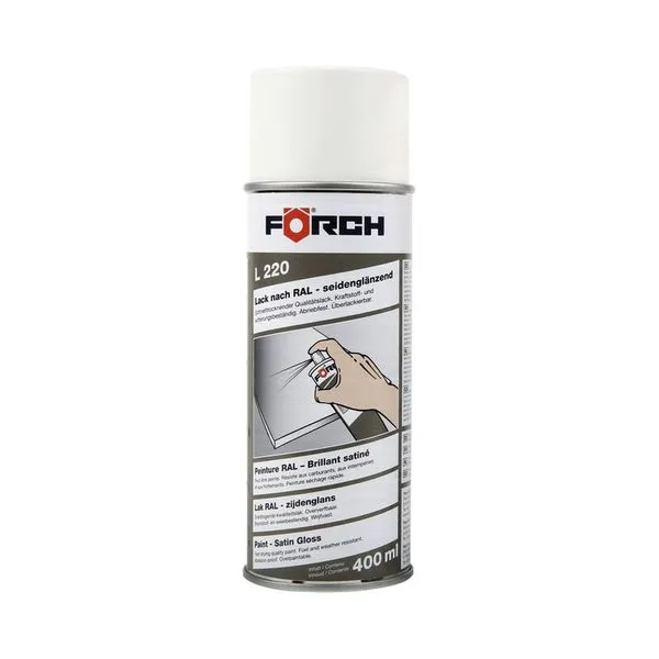 [6210 2540] Peinture supérieure RAL 9010, aérosol 400 ml