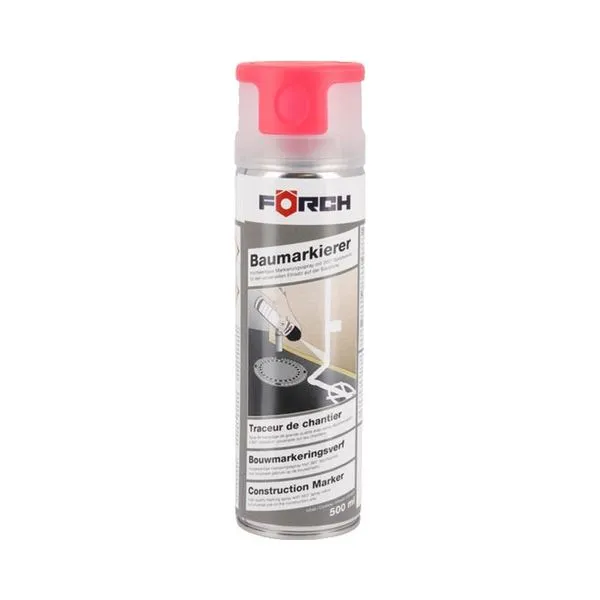 [6280 5025] Traceur rose de chantier, spray 500 ml