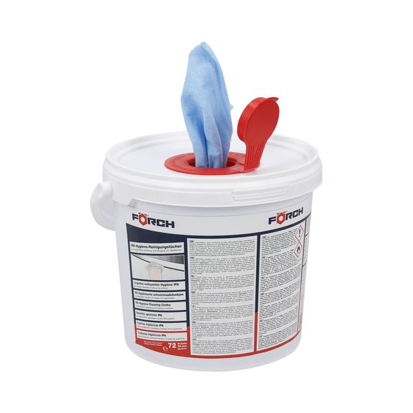 [6130 9102] Lingettes nettoyantes IPA, seau de 72