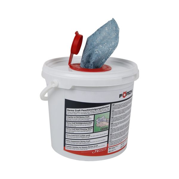 [6130 9104] Lingettes nettoyantes, seau de 72