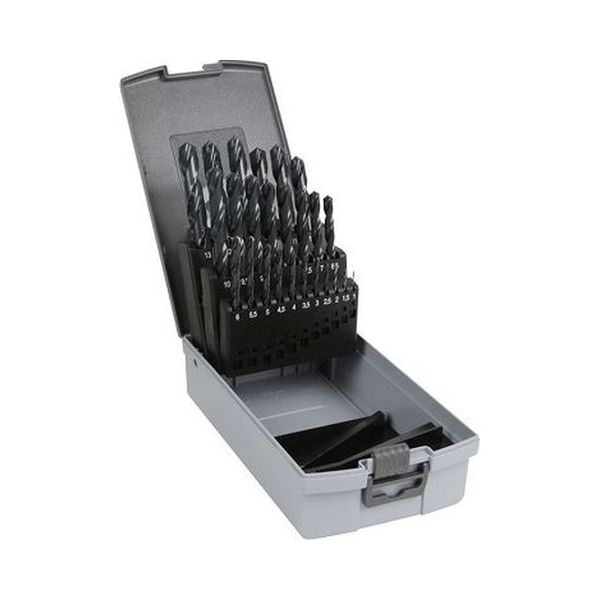 [5509 5501 1] Set of 25 ground drill bits DIN 338 HSS, N-type