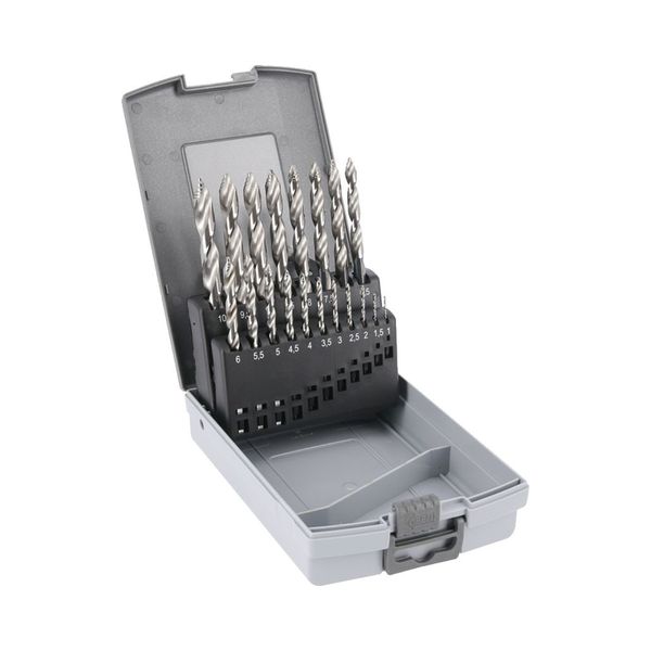 [5509 5565 19] Set of 19 drill bits HSS, step-tech