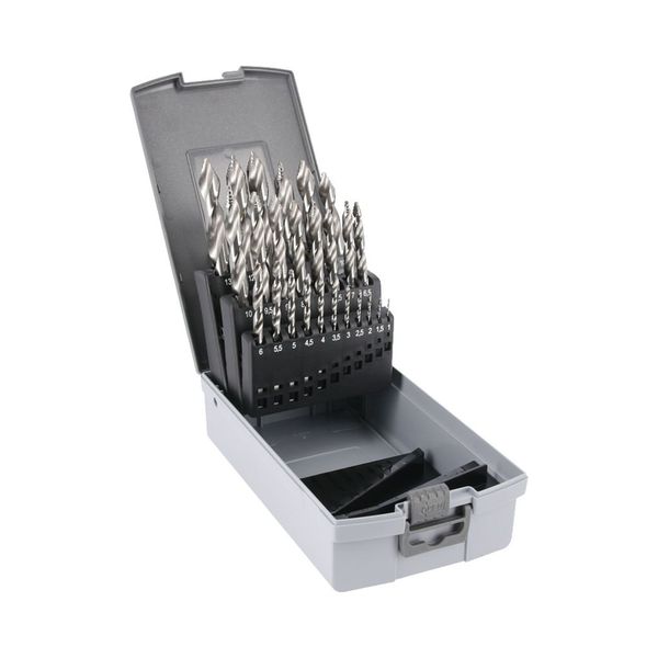 Kit de 25 forets HSS, step-tech