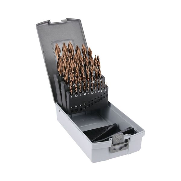 [5509 5568 25] Set of 25 drill bits HSS-Co, step-tech