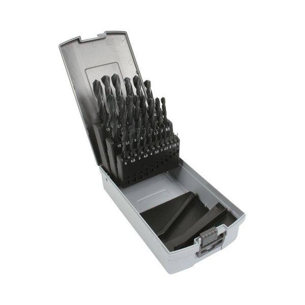 [5509 5500 1] Set of 25 ground drill bits DIN 338 HSS, N-type