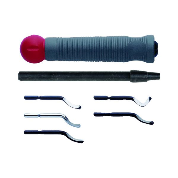 [4750 2 3] Kit 5 lames d'ébavurage avec manche