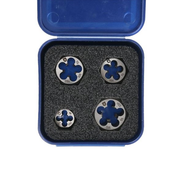 [5553 1] Coffret de 4 filières hexagonales HSS