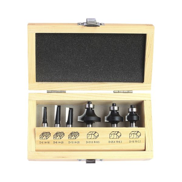 [5663 10 8 6] Coffret de 6 fraises à bois