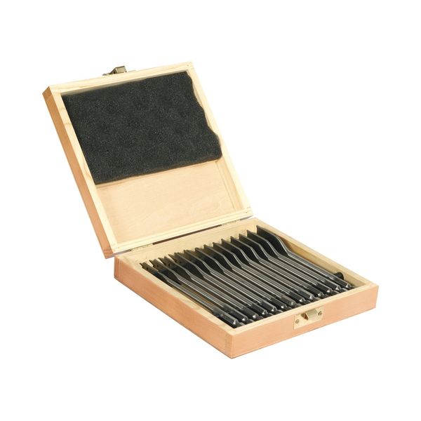 [5664 13] Coffret de 13 mèches à bois plates