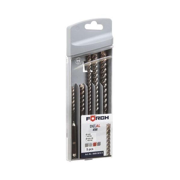 Coffret de 5 forets béton SDS+ dual speed