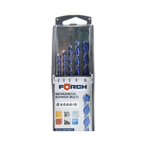 Coffre de 5 forets multimatériaux