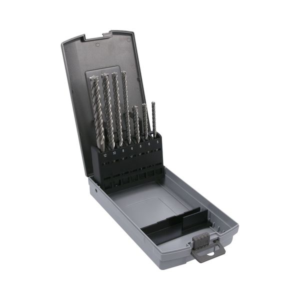 Set of 7 hammer drills QUADRO SDS+