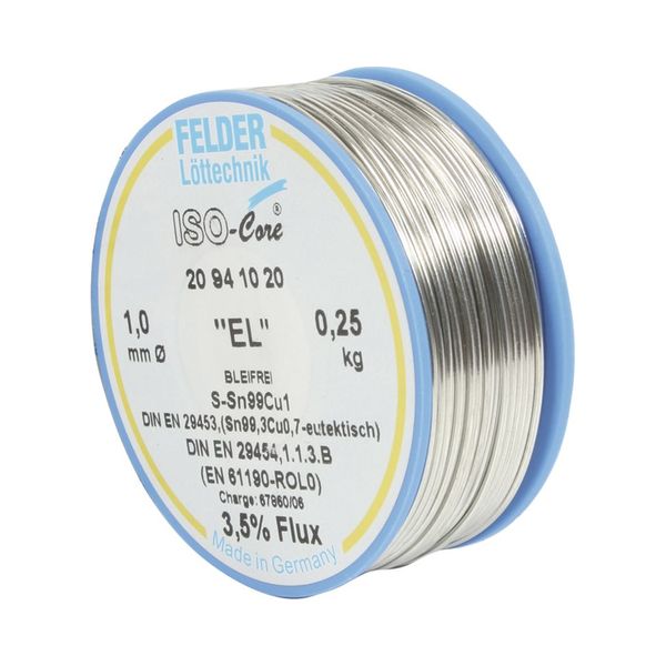 [5470 00 250 1] Fils pour soudure électronique, rouleau 250g