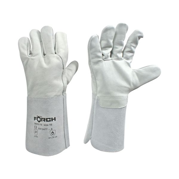 [5405 8 00] Gants de soudeur, cuir naturel