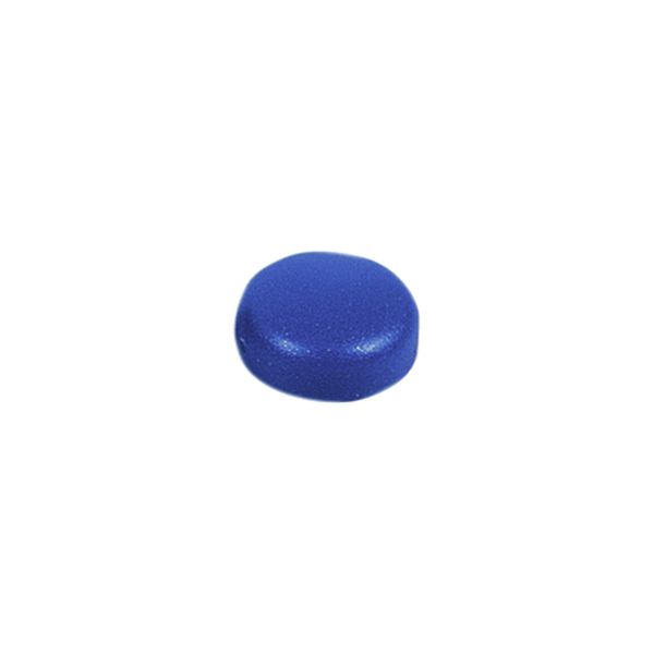 Caches bleus pour vis M6 de plaque