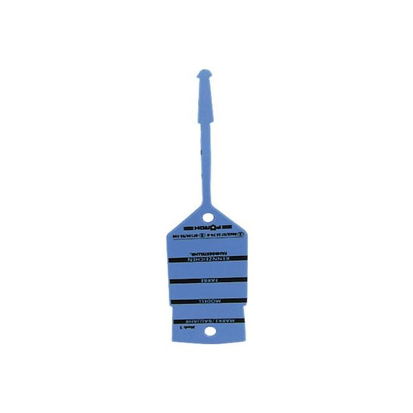 [3097 12] Blue keyrings, model 1