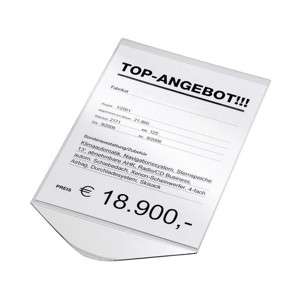 [3097 70] Price label holders DIN A4