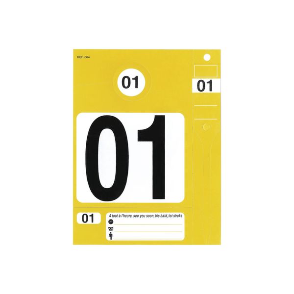 [3097 41] Yellow identity cards